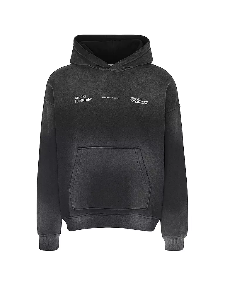 ANOTHER COTTON LAB | Felpa con cappuccio - Hoodie Oversized Fit OFFLINE LUXURY | Nero
