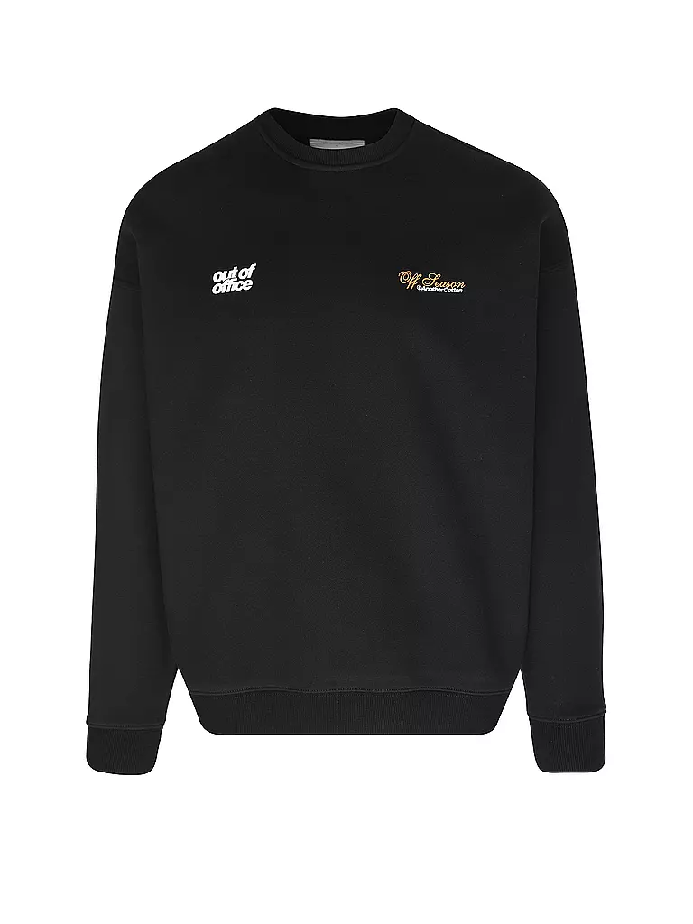 ANOTHER COTTON LAB | Pullover vestibilità oversize OUT OF OFFICE | Nero