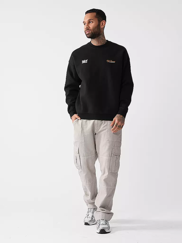 ANOTHER COTTON LAB | Pullover vestibilità oversize OUT OF OFFICE | Nero