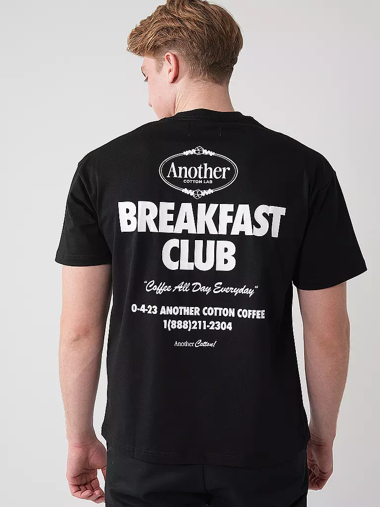 ANOTHER COTTON LAB | T-Shirt BREAKFAST CLUB | Nero
