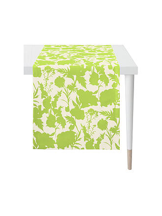 APELT | Tischläufer SEASON 140x48cm Verde/Foglie