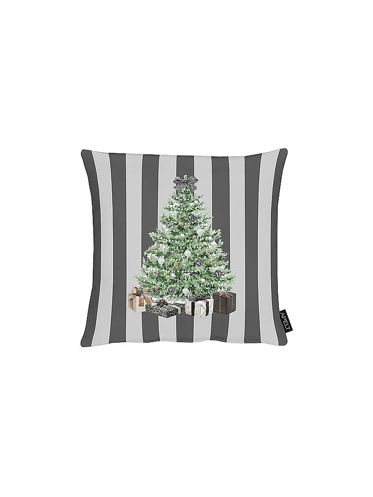 APELT | Kissenhülle natalizia 40x40cm SEASON Rosso | Grigio