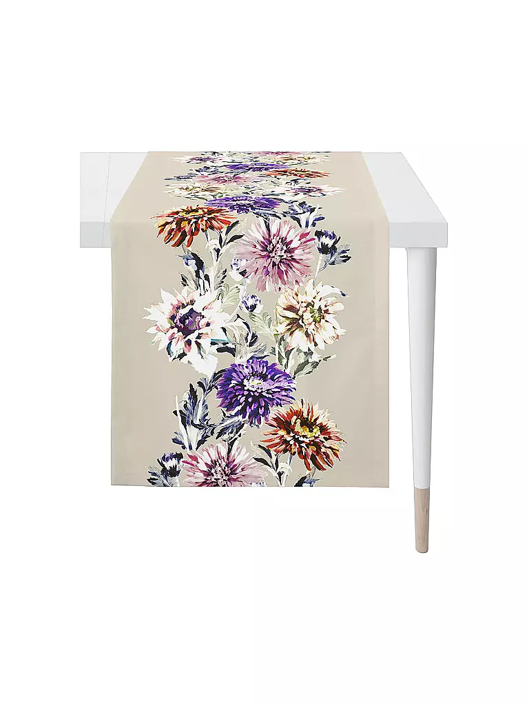 APELT | Tischläufer 140x48cm SEASON Bianco | Bianco