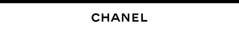 Il logo testuale mostra la parola "CHANEL" in maiuscolo nero su sfondo bianco con una sottile linea nera sopra.