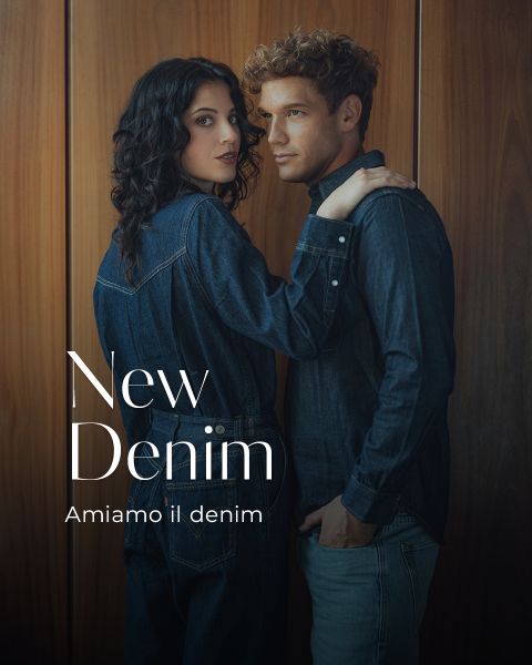 Nuovo denim. Amiamo il denim.