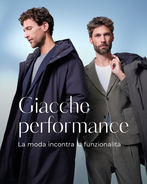 Giacche performanti. La moda incontra la funzionalità.