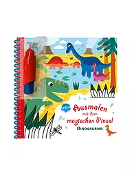 ARENA VERLAG | Libro da colorare - Dipingi con il pennello magico. Dinosauri | Senza colore