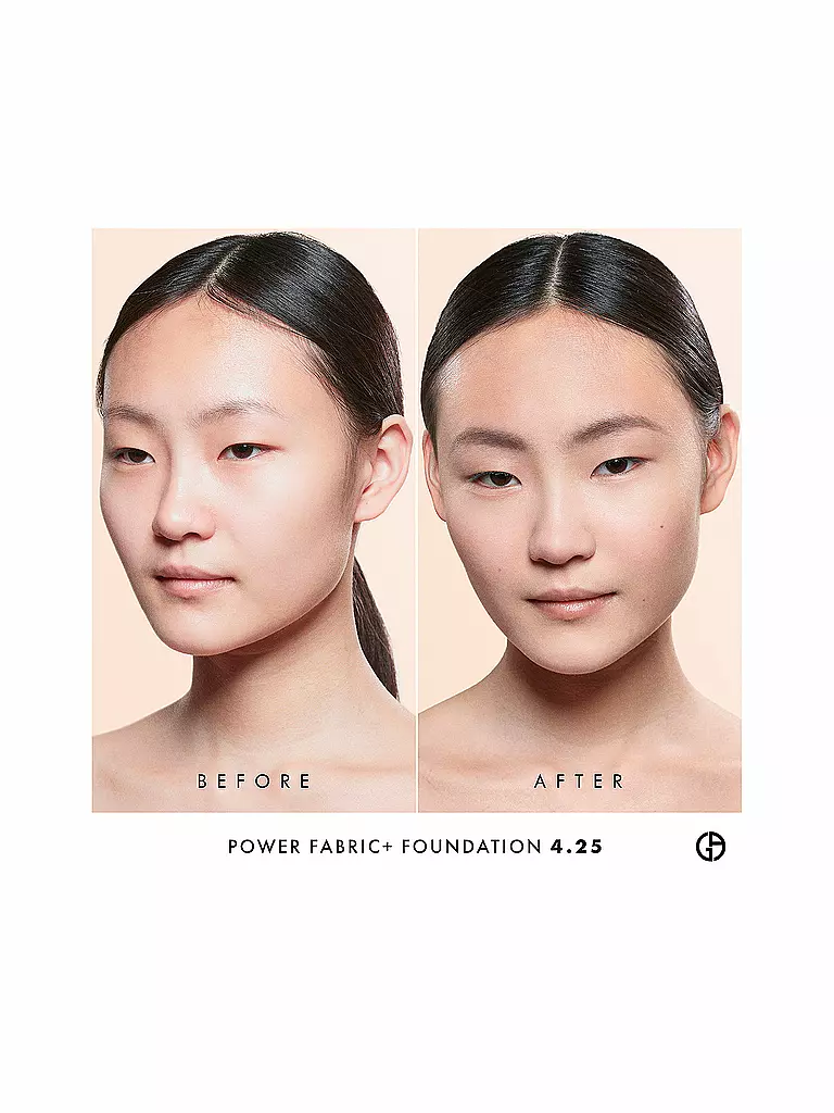 ARMANI COSMETICS | Power Fabric + Fondotinta a lunga tenuta e alta coprenza (4.25) | Cammello