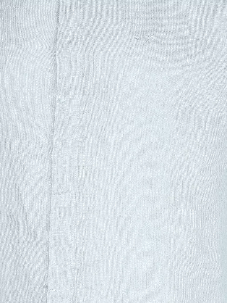 ARMANI EXCHANGE | Leinenhemd Regular Fit  | Blu chiaro