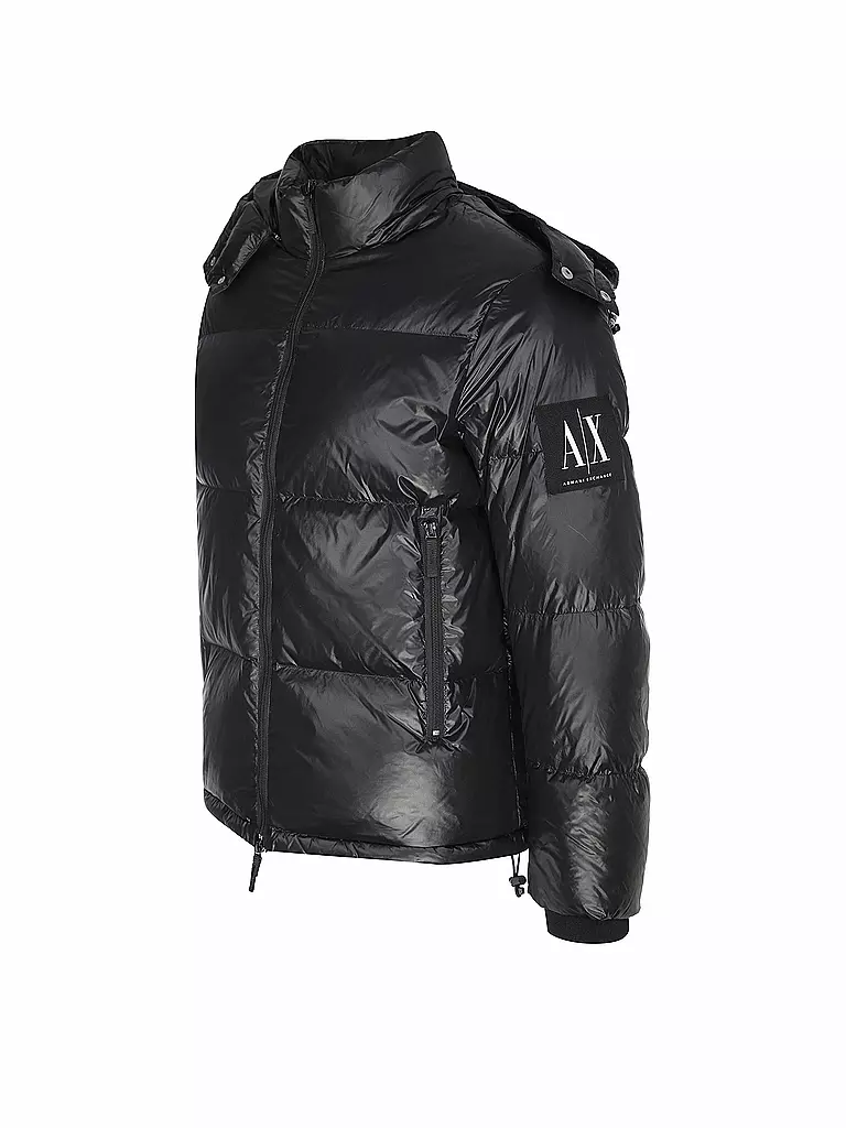 ARMANI EXCHANGE | Piumino
Marca: ARMANI EXCHANGE
Colore: nero
Categorie: Moda, Uomo

Lunghezza manica: Manica lunga
Materiale: Poliestere / Poliammide, Piumino
Forma del colletto: Cappuccio, Collo alto
Motivo: Tinta unita
Vestibilità (capispalla): Ampia
Stile: Casual
Dett | 