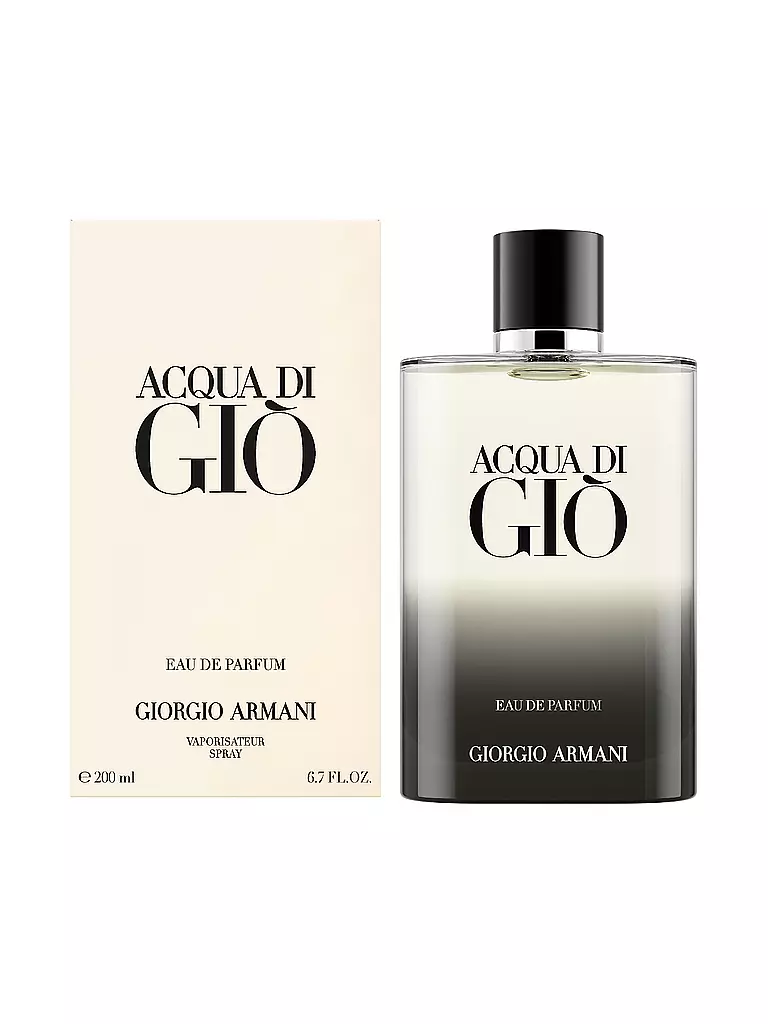 ARMANI | Acqua di Giò Eau de Parfum 200ml Ricaricabile | Senza colore