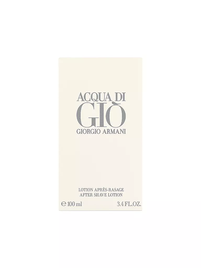ARMANI | Acqua Di Gio Homme Lozione Dopobarba 100ml | 