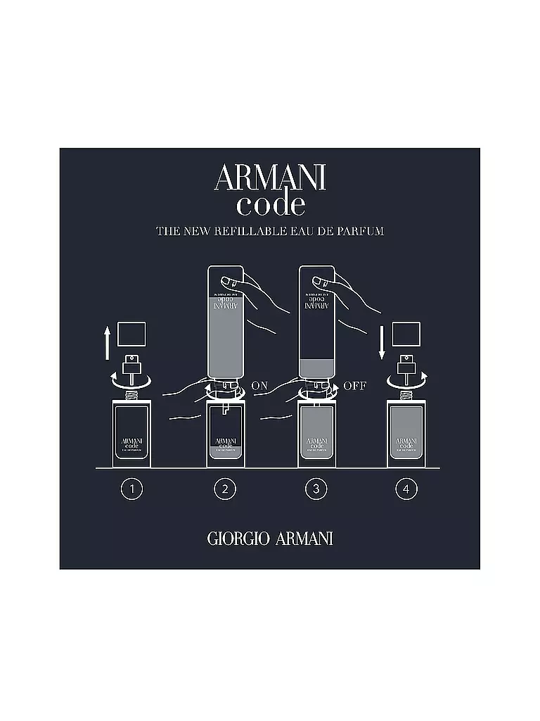 ARMANI | Code Eau de Parfum 125ml Ricaricabile | 