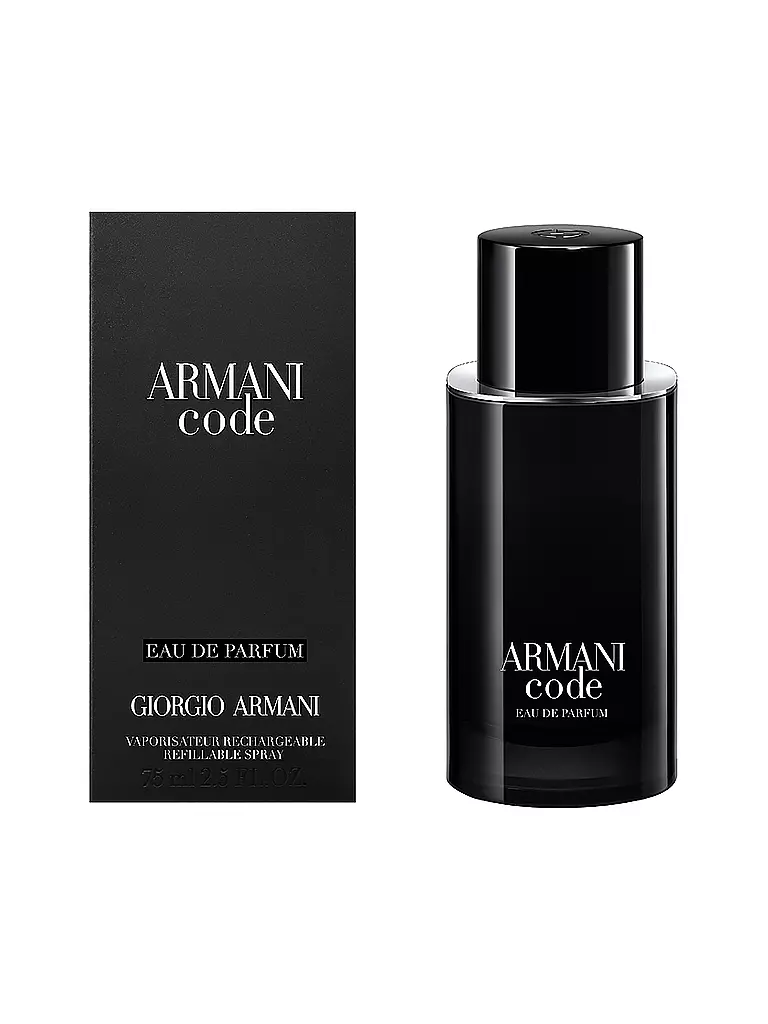 ARMANI | Code Eau de Parfum 75ml Ricaricabile | Senza colore