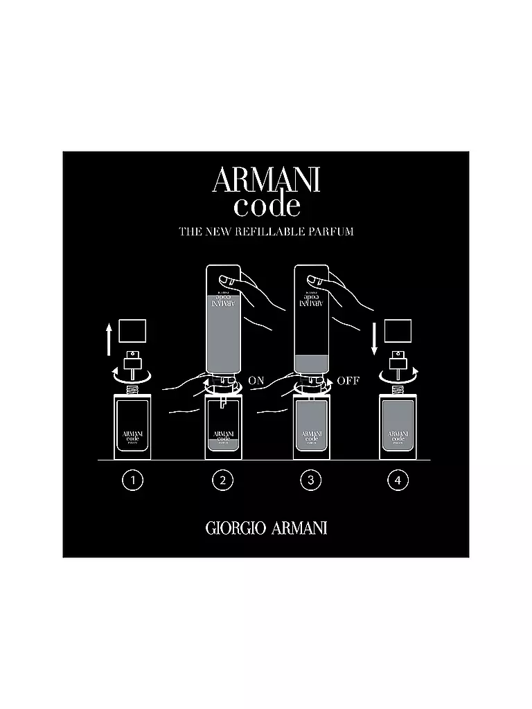 ARMANI | Code Parfum 50 ml Ricaricabile | 