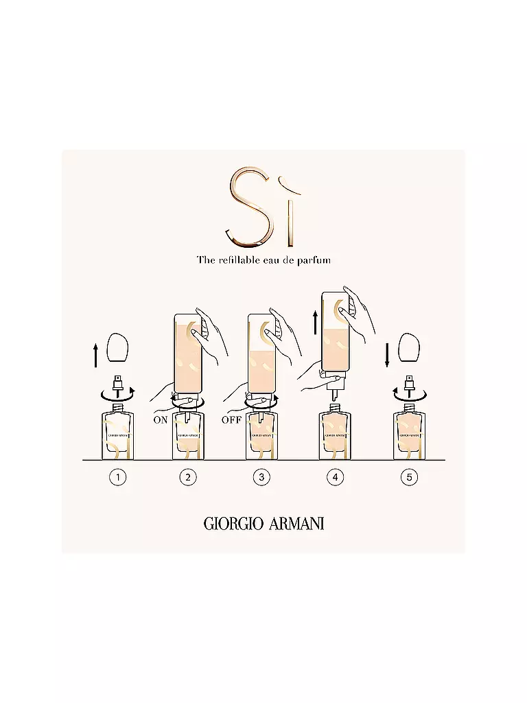 ARMANI | Sì Eau de Parfum 30ml Ricaricabile | 