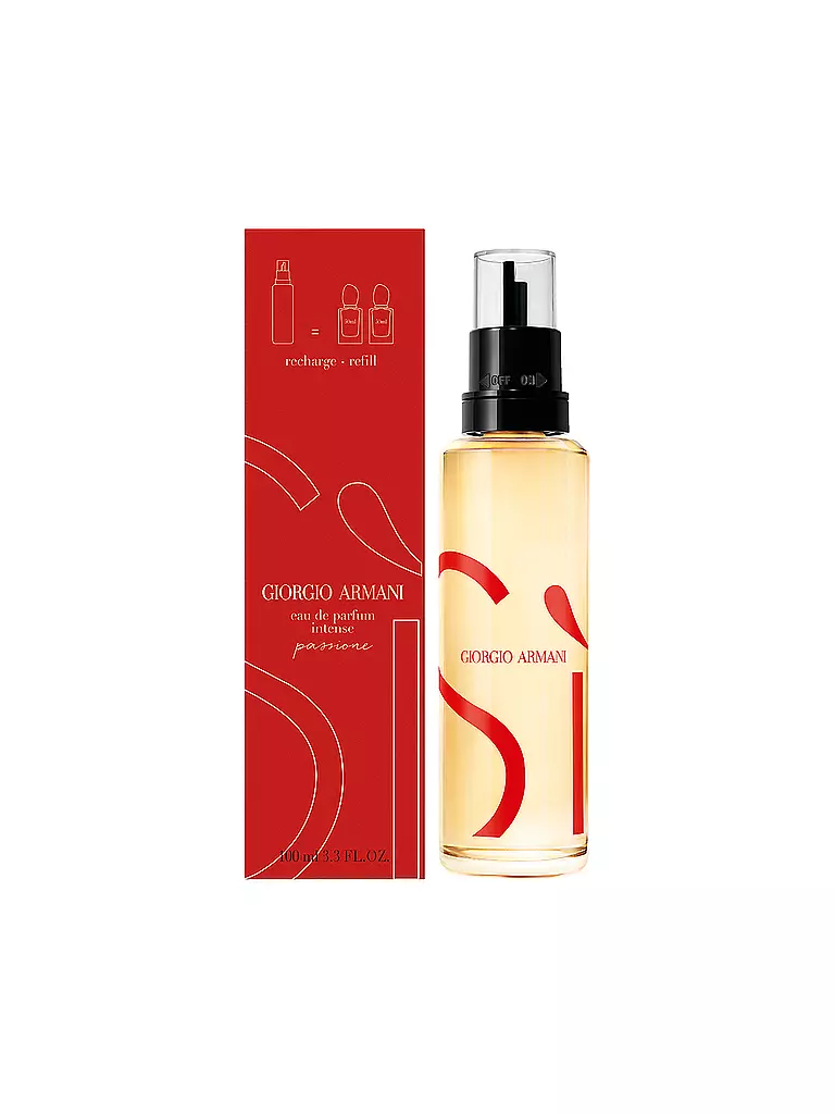 ARMANI | Sì Passione Eau de Parfum Intense 100ml Flacone di ricarica | Senza colore
