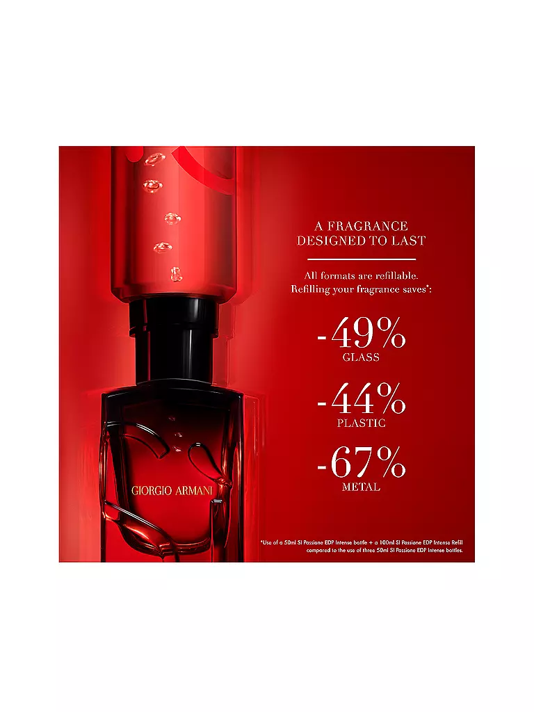 ARMANI | Sì Passione Eau de Parfum Intense 100ml Flacone di ricarica | 