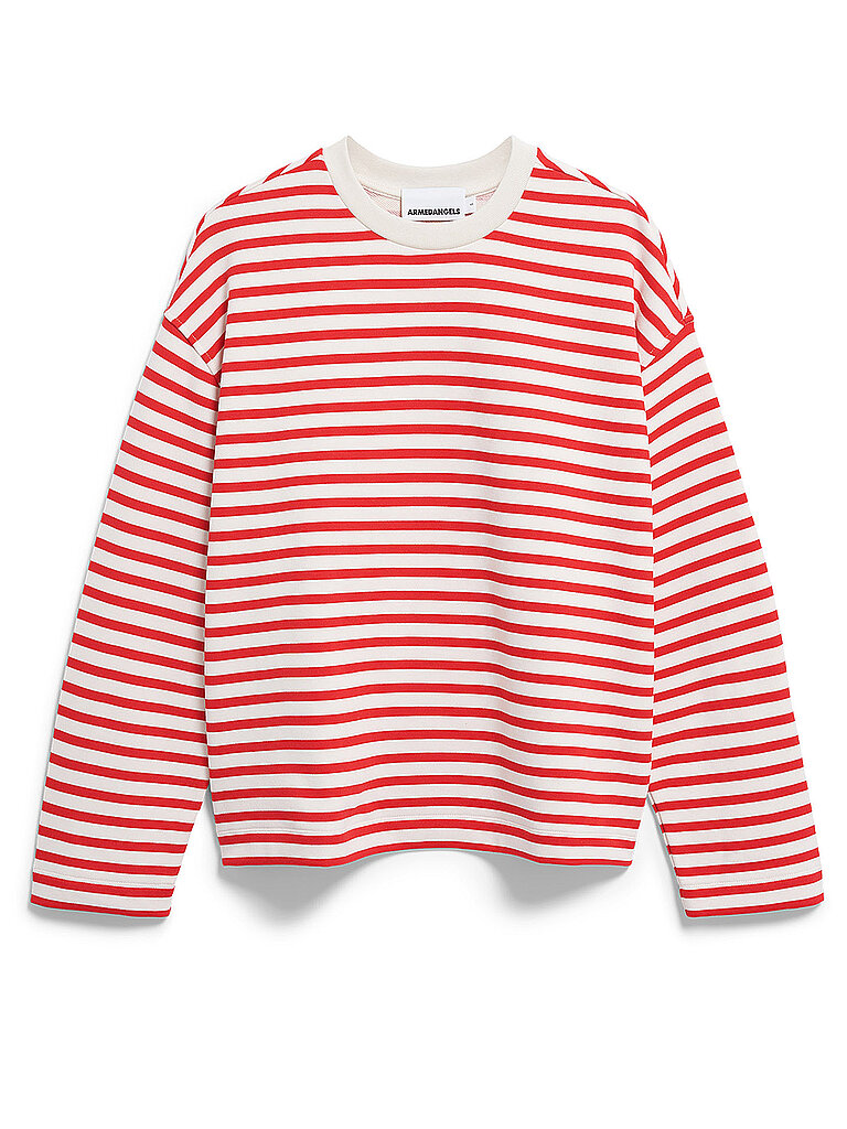 Sweater Taglio Ampio FRANKAA STRIPES crema L