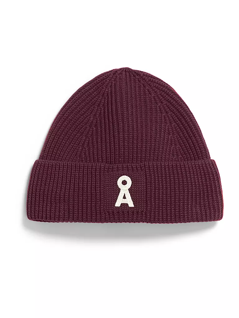 ARMEDANGELS | Berretto - Cuffia NILDAAO COTTON | Rosso scuro