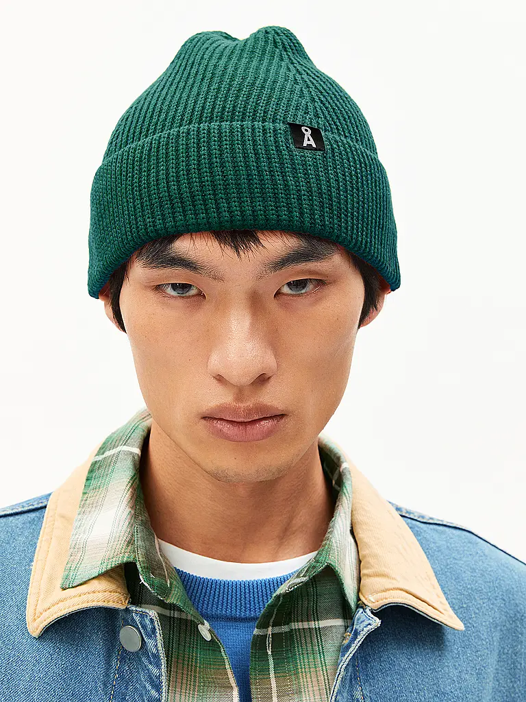 ARMEDANGELS | Berretto - Cuffia NILDAAO | Verde scuro