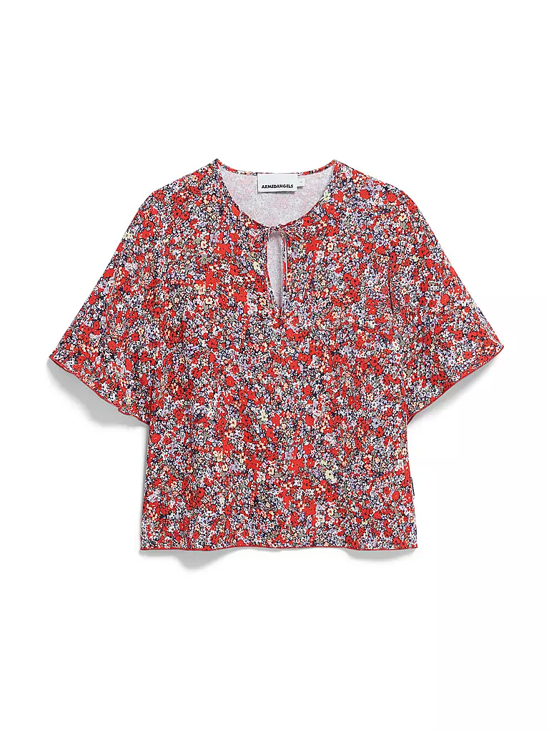 ARMEDANGELS | Blusa ANDRIKAA MOSAIC | Rosso