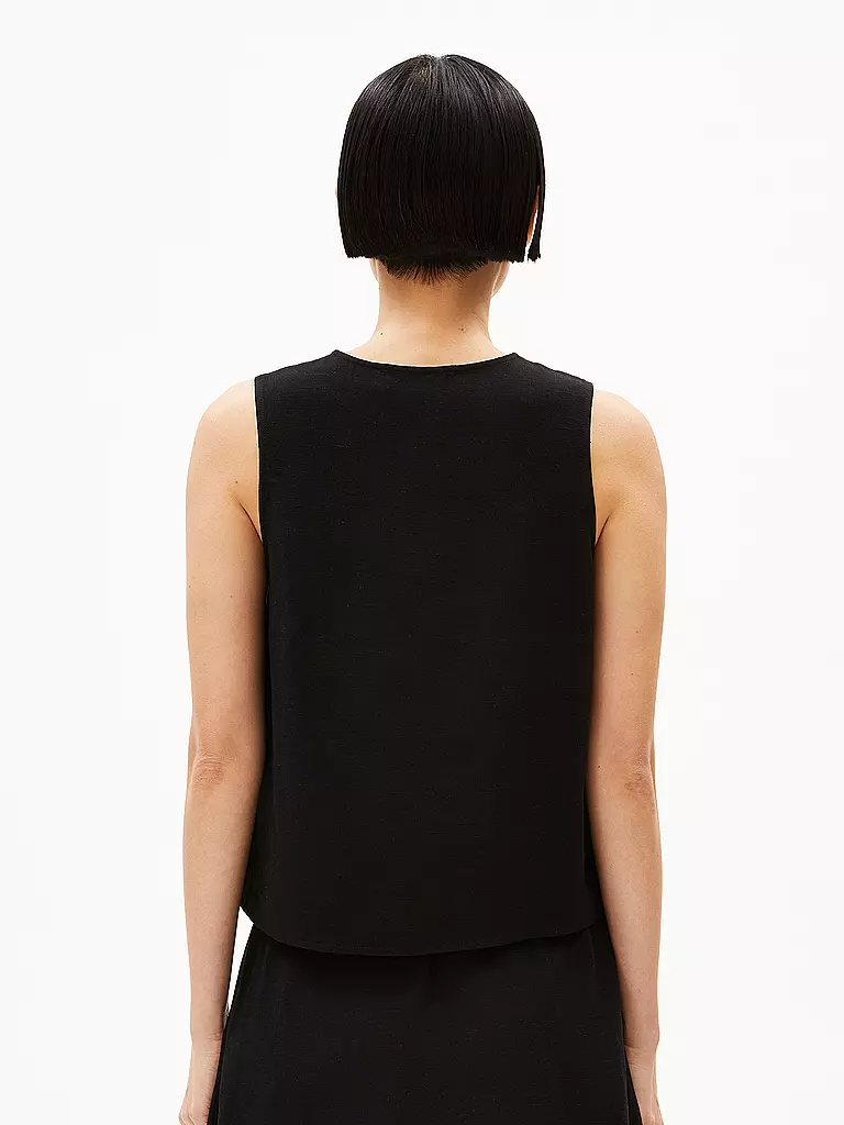 ARMEDANGELS | Blusa RAFALAA LINO | Nero