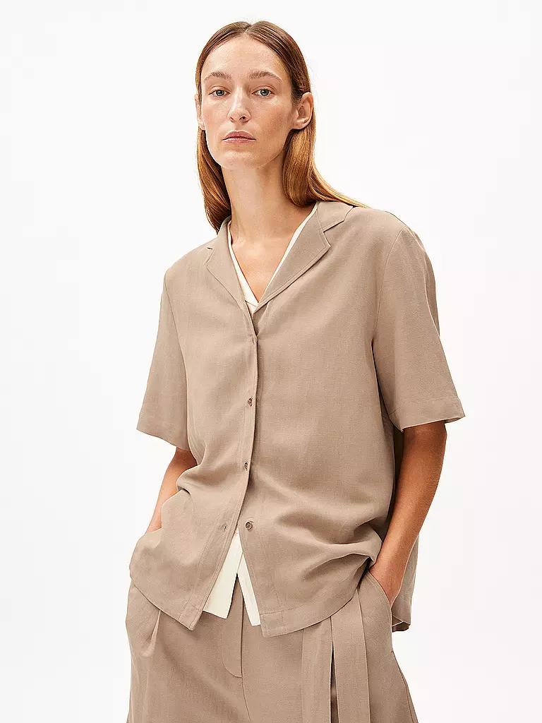 ARMEDANGELS | Bluse MAAITE | Cammello