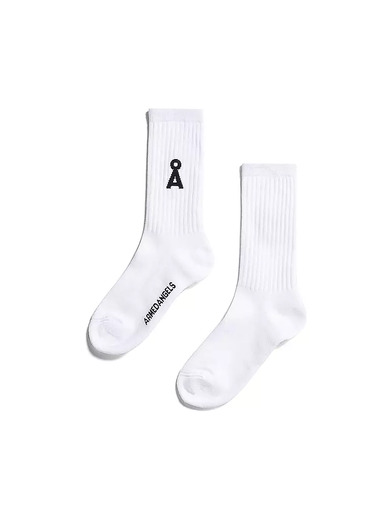ARMEDANGELS | Calze SAAMUS BOLD bianche | Bianco