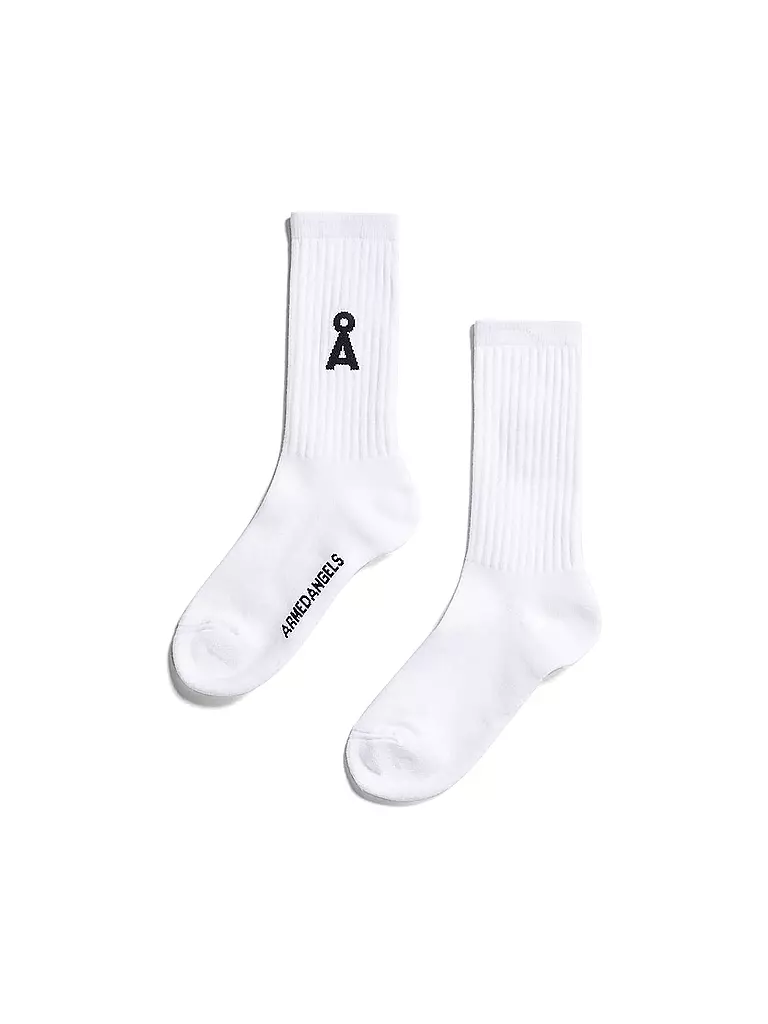 ARMEDANGELS | Calze SAAMUS BOLD bianche | Bianco