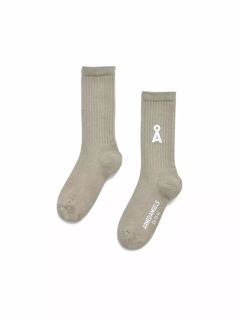 ARMEDANGELS | Calze SAAMUS BOLD light sage | Beige