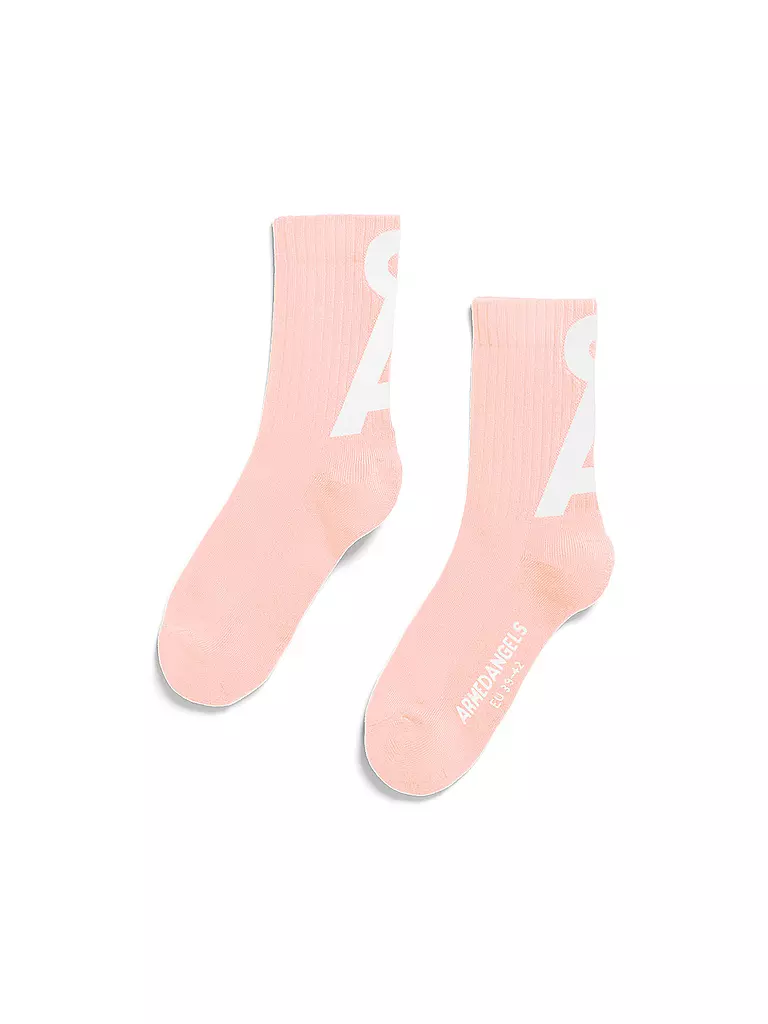 ARMEDANGELS | Calze SAAMUS rosalilly-bianco sporco | Rosa