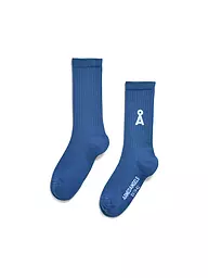 ARMEDANGELS | Calzini SAAMUS BOLD oatmilk black | Blu
