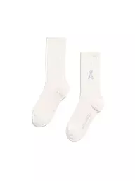 ARMEDANGELS | Calzini SAAMUS BOLD oatmilk black | Crema