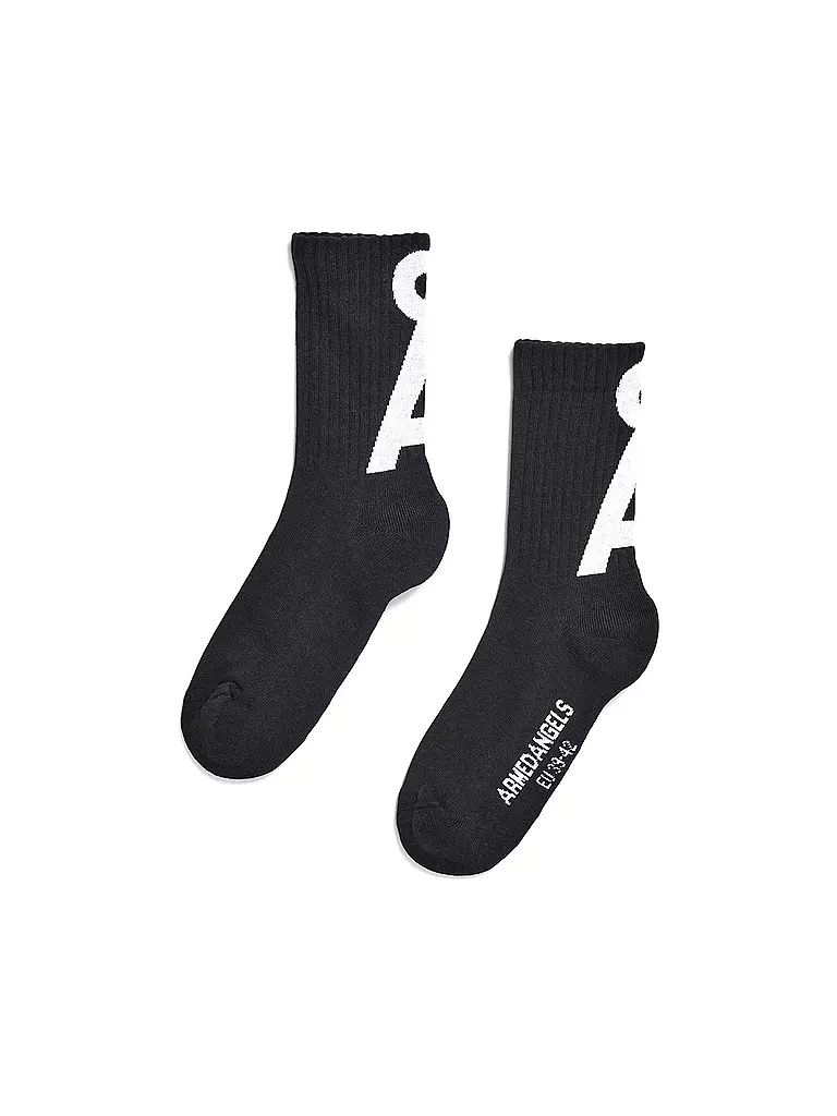 ARMEDANGELS | Calzini SAAMUS nero-bianco | Nero