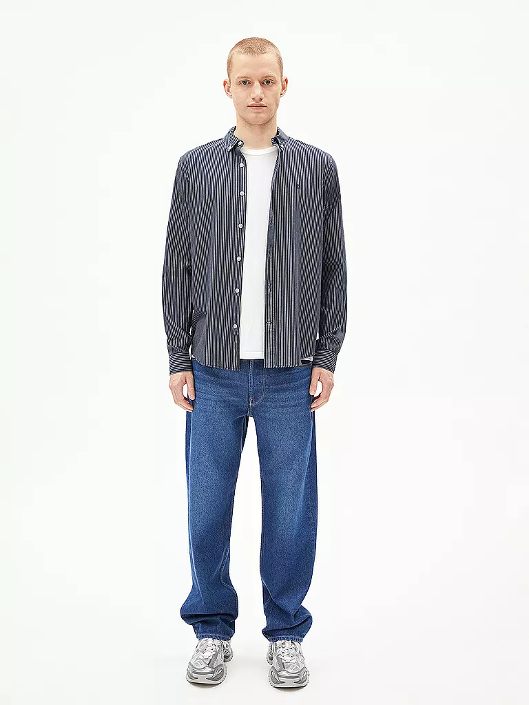 ARMEDANGELS | Camicia Casual Fit QUAASA STRIPES | Blu