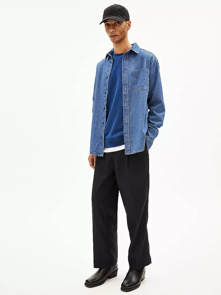 ARMEDANGELS | Camicia di jeans BAASO | Blu