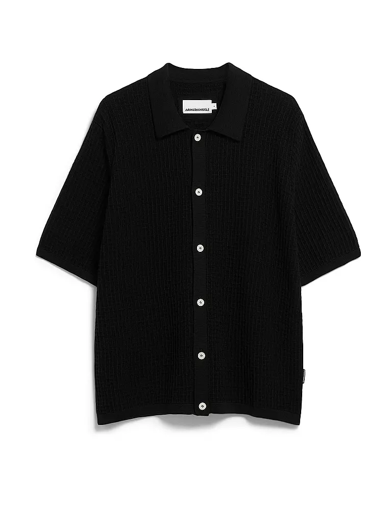 ARMEDANGELS | Camicia Regular Fit EDUAARDO | Nero