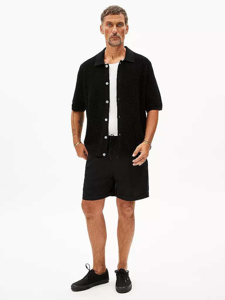 ARMEDANGELS | Camicia Regular Fit EDUAARDO | Nero