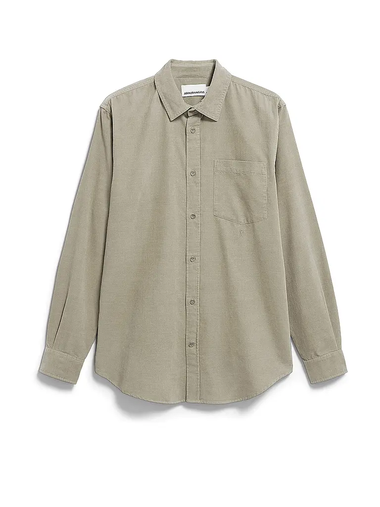ARMEDANGELS | Camicia regular fit SAAMY | Marrone chiaro