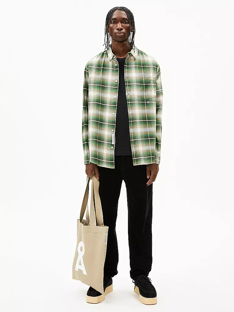 ARMEDANGELS | Camicia Regular Fit | Verde