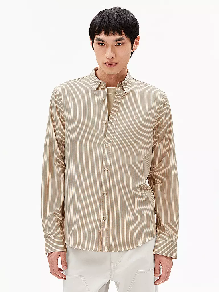 ARMEDANGELS | Camicia Regular Fit | Beige