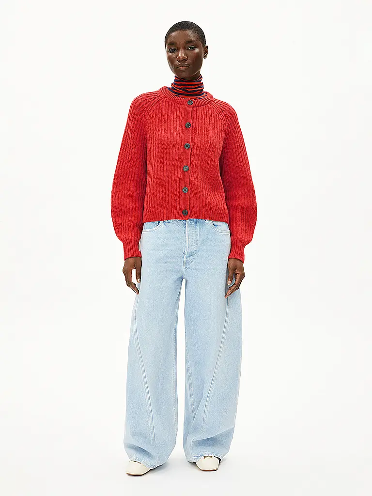 ARMEDANGELS | Cardigan SELMAA | Rosso