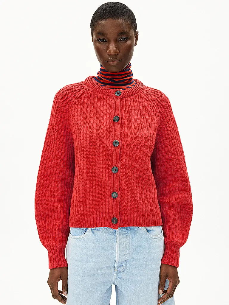 ARMEDANGELS | Cardigan SELMAA | Rosso
