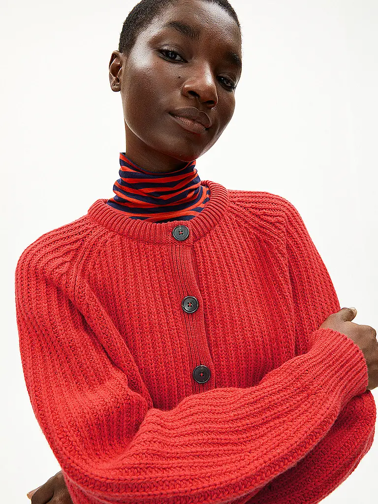 ARMEDANGELS | Cardigan SELMAA | Rosso