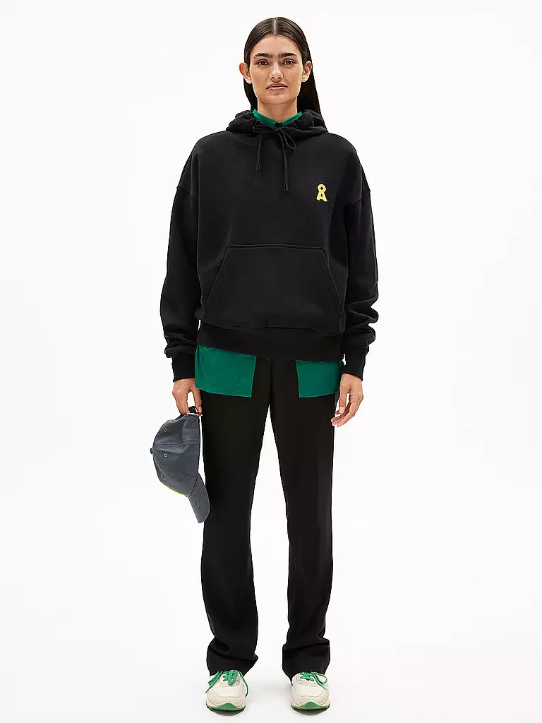 ARMEDANGELS | Felpa con cappuccio - Hoodie FRANCISARAA | Nero