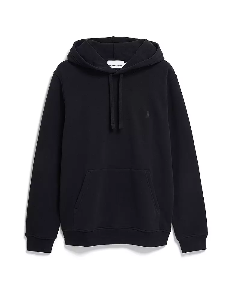 ARMEDANGELS | Felpa con cappuccio - Hoodie PAARLO LOOP | Nero