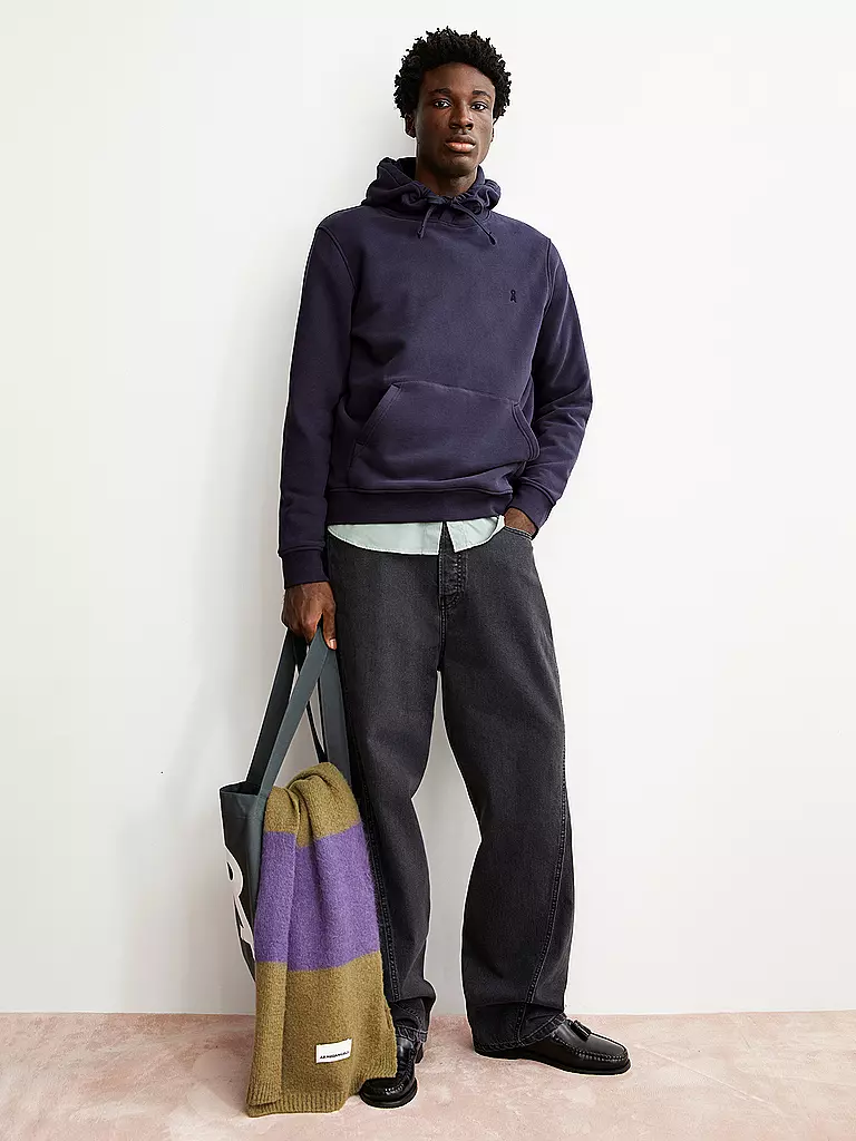 ARMEDANGELS | Felpa con cappuccio - Hoodie PAARLO LOOP | Blu