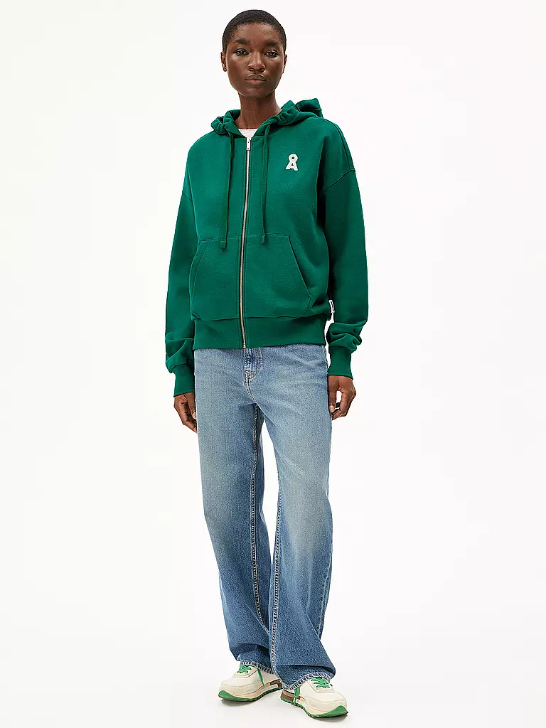 ARMEDANGELS | Felpa con cappuccio RIXAMAA | Verde