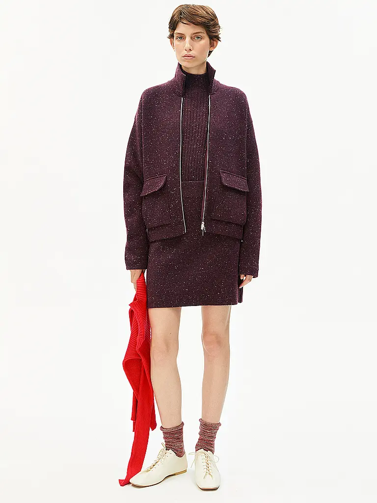 ARMEDANGELS | Giacca DOROTHEAA | Rosso scuro